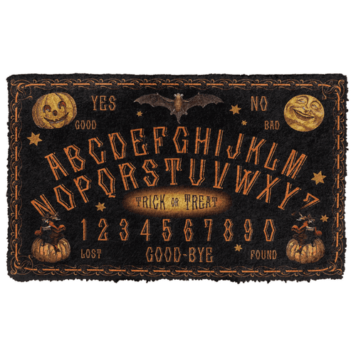 Dog Doormat 3D Talking Board Ouijia Board Halloween Style Custom Doormat