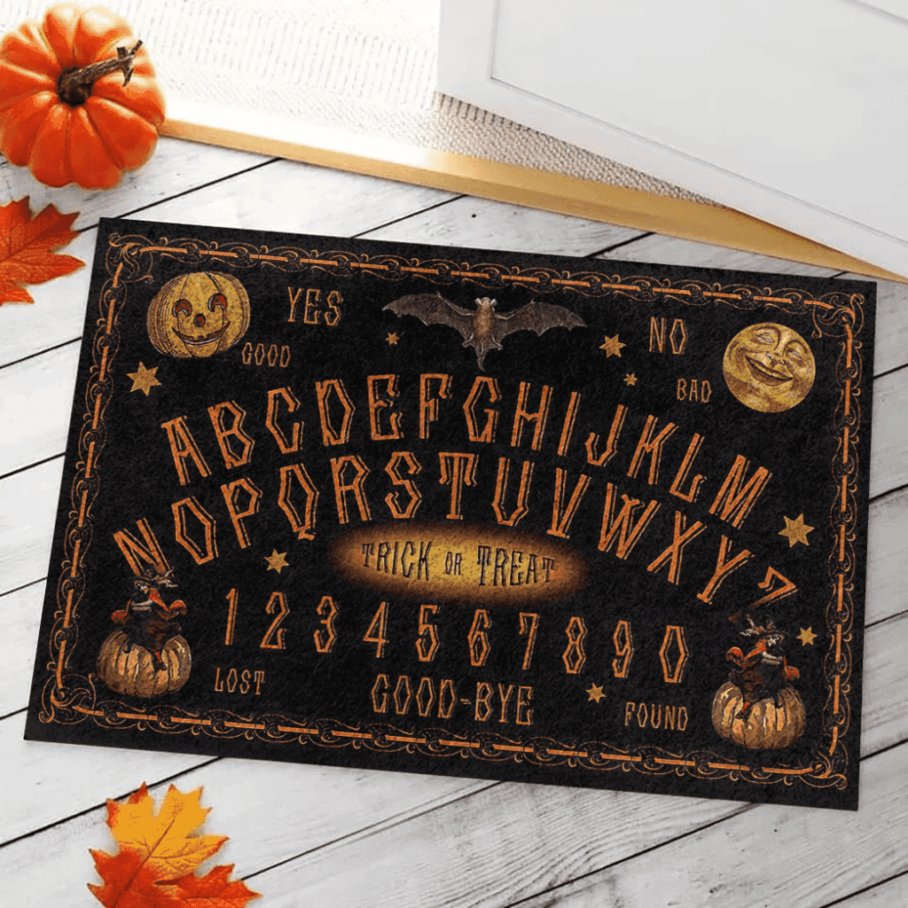 Dog Doormat 3D Talking Board Ouijia Board Halloween Style Custom Doormat