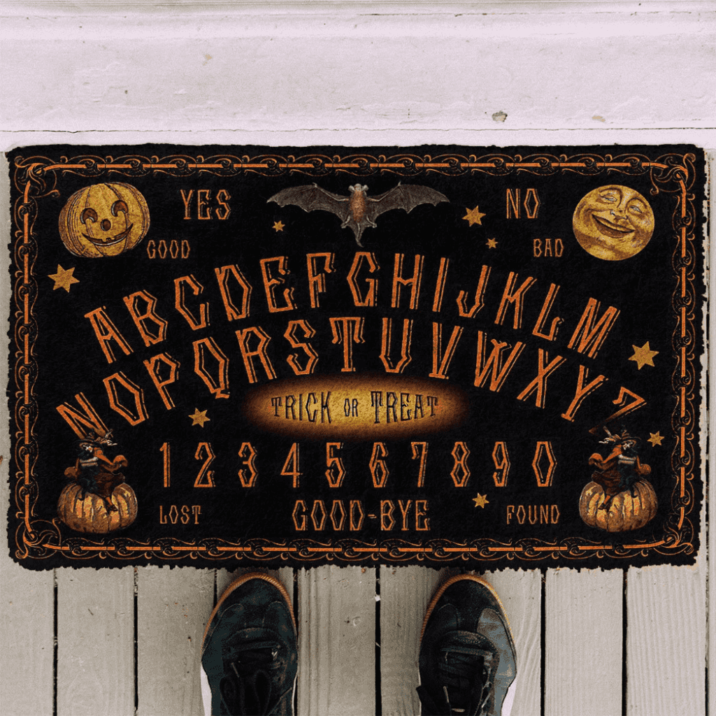 Dog Doormat 3D Talking Board Ouijia Board Halloween Style Custom Doormat