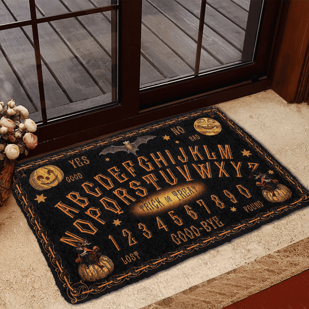 Dog Doormat 3D Talking Board Ouijia Board Halloween Style Custom Doormat