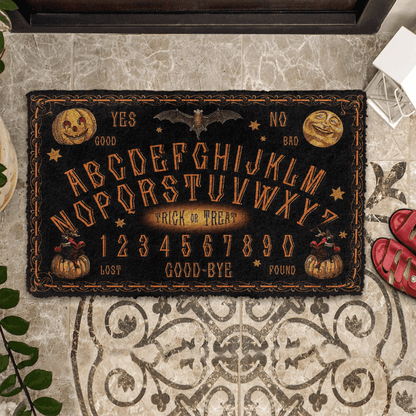 Dog Doormat 3D Talking Board Ouijia Board Halloween Style Custom Doormat