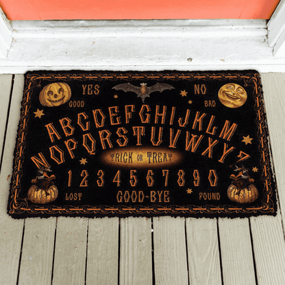 Dog Doormat 3D Talking Board Ouijia Board Halloween Style Custom Doormat