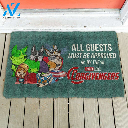 Dog Doormat 3D This House Protected By Corgi Doormat
