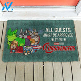 Dog Doormat 3D This House Protected By Corgi Doormat