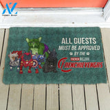 Dog Doormat 3D This House Protected By Frenc Bulldog Doormat