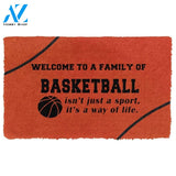 Dog Doormat Basketball Family Doormat
