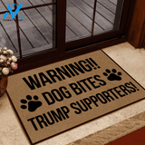 Dog Doormat Warning Dog Bites | Welcome Mat | House Warming Gift