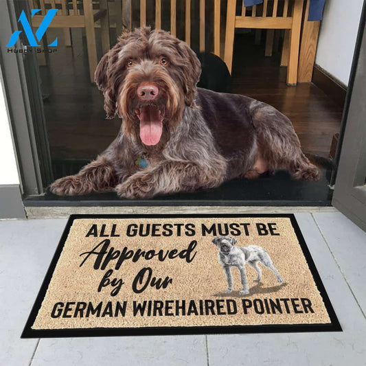 Dog Easy Clean Welcome DoorMat | Felt And Rubber | 40x60 cm | 45x75 cm | 60x90 cm | Colorful | DO1281