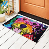 Dog Easy Clean Welcome DoorMat | Felt And Rubber | DO2223