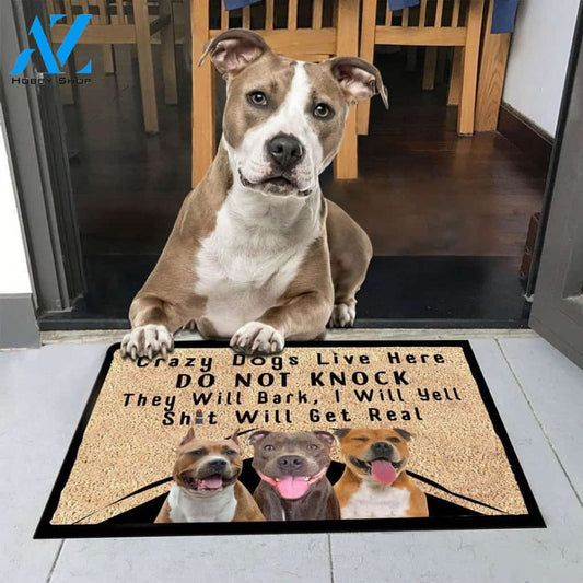 Dog Easy Clean Welcome DoorMat | Felt And Rubber | 40x60 cm | 45x75 cm | 60x90 cm | Colorful | DO1278