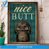 Dog Labrador Retrieve Nice Butt Retro Canvas And Poster, Wall Decor Visual Art