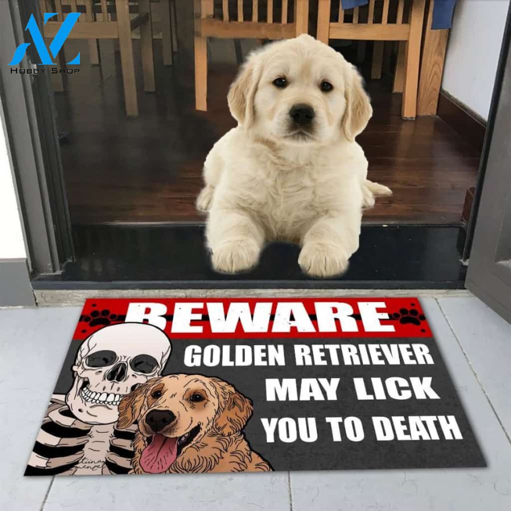 Dog Lovers Easy Clean Welcome DoorMat | Felt And Rubber | 40x60 cm | 45x75 cm | 60x90 cm | Colorful | DO1541