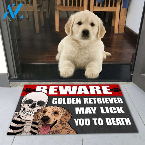 Dog Lovers Easy Clean Welcome DoorMat | Felt And Rubber | 40x60 cm | 45x75 cm | 60x90 cm | Colorful | DO1541