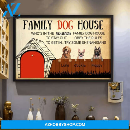 Dog Lovers Personalized Poster To Get In Try Some Shenanigans