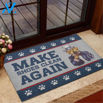 Dog Make Shoes Clean Again Doormat Indoor And Outdoor Mat Entrance Rug Sweet Home Decor Housewarming Gift Gift For Friend Family Stem Feminist