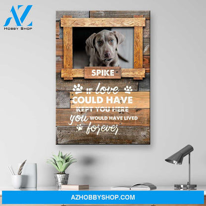 Dog Memorial Premium Canvas