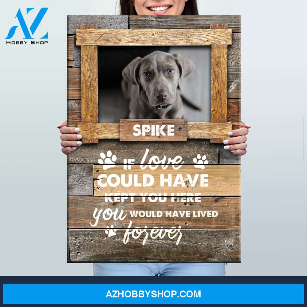 Dog Memorial Premium Canvas