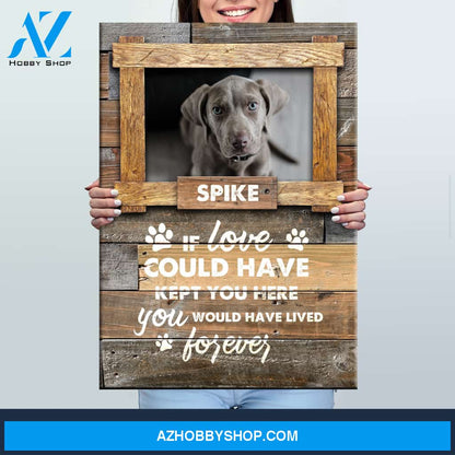 Dog Memorial Premium Canvas