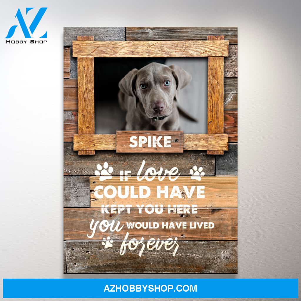 Dog Memorial Premium Canvas