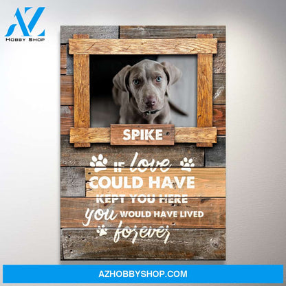 Dog Memorial Premium Canvas
