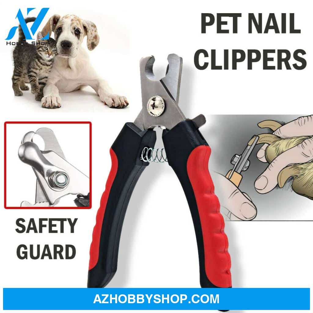 Dog Nail Clippers Trimmer With Safety Guard Razor Sharp Blades Pet Grooming 5