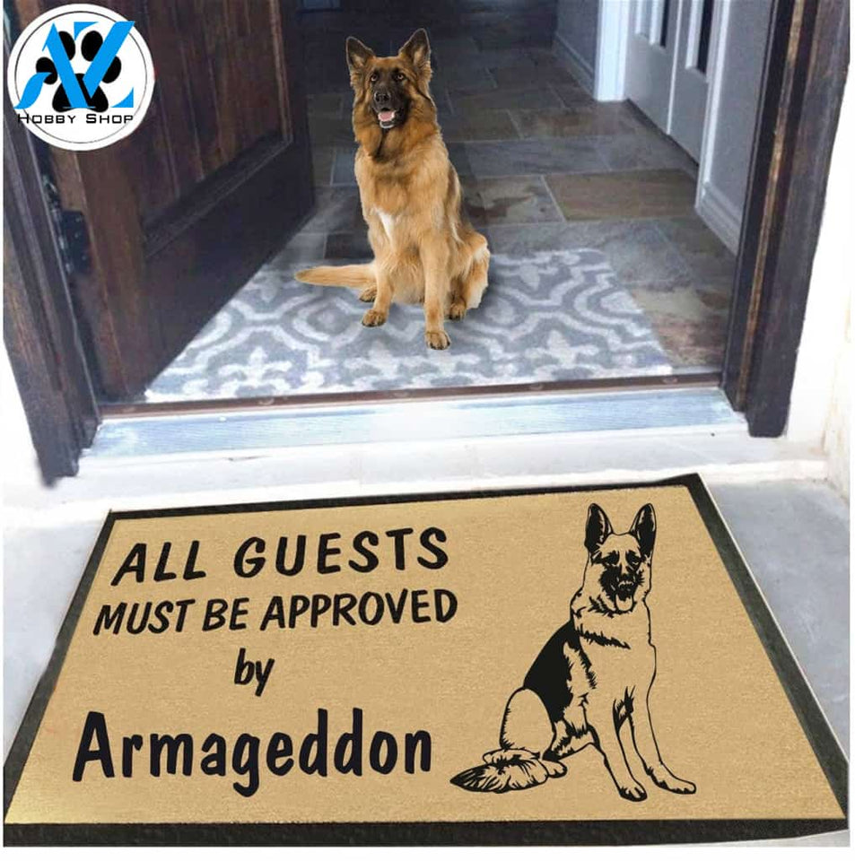 Dog Name German Shepherd Doormat