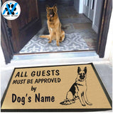 Dog Name German Shepherd Doormat