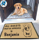 Dog Name Labrador Retriever Doormat