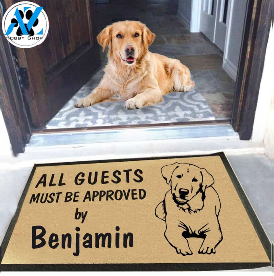 Dog Name Labrador Retriever Doormat