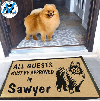 Dog Name Pomeranian Doormat