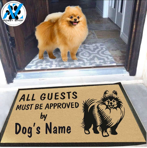 Dog Name Pomeranian Doormat