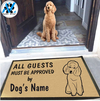 Dog Name Poodle Doormat