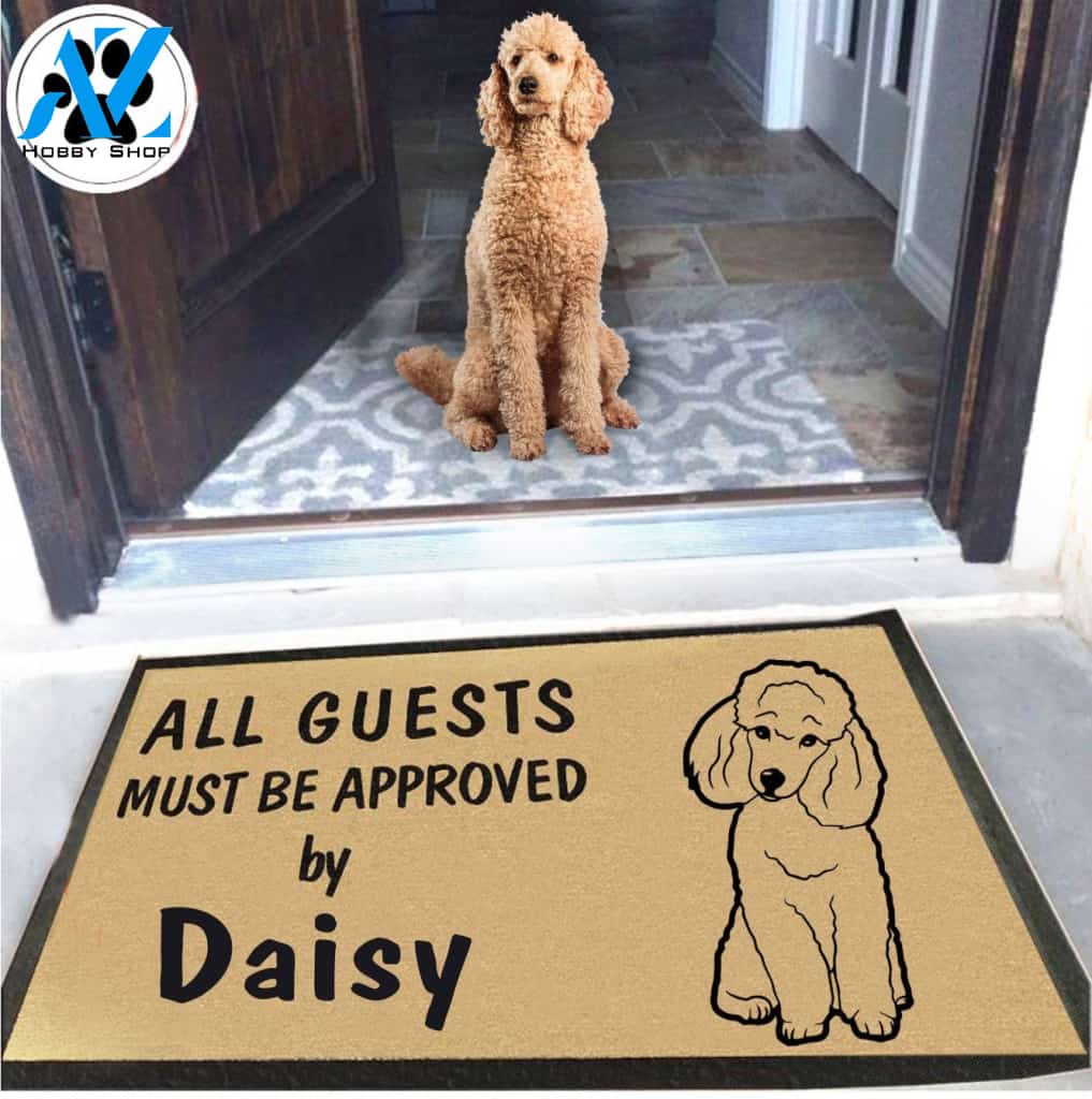 Dog Name Poodle Doormat
