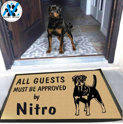 Dog Name Rottweiler Doormat