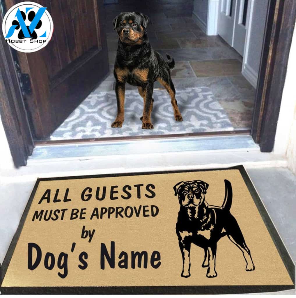 Dog Name Rottweiler Doormat
