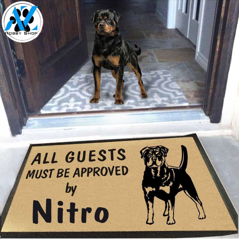 Dog Name Rottweiler Doormat