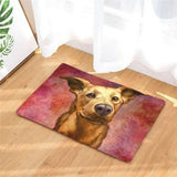 Dog Painting Doormat | Colorful | Size 8x27'' 24x36''