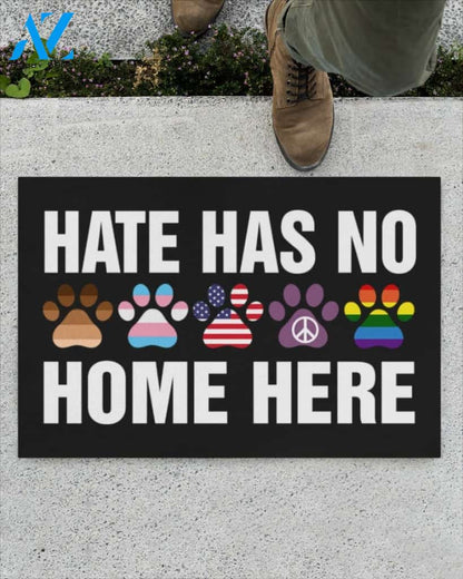 Dog Paws Hate has no home here doormat