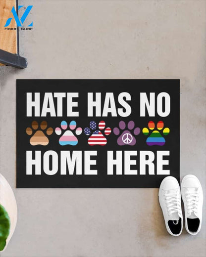 Dog Paws Hate has no home here doormat