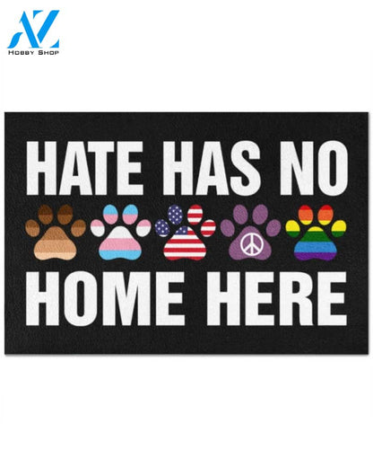 Dog Paws Hate has no home here doormat