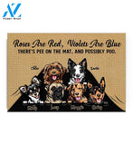 Dog Pee On The Mat Personalized Doormat | Welcome Mat | House Warming Gift