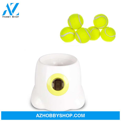 Dog Pet Automatic Interactive Ball Launcher Auplug5Cm6Pcs