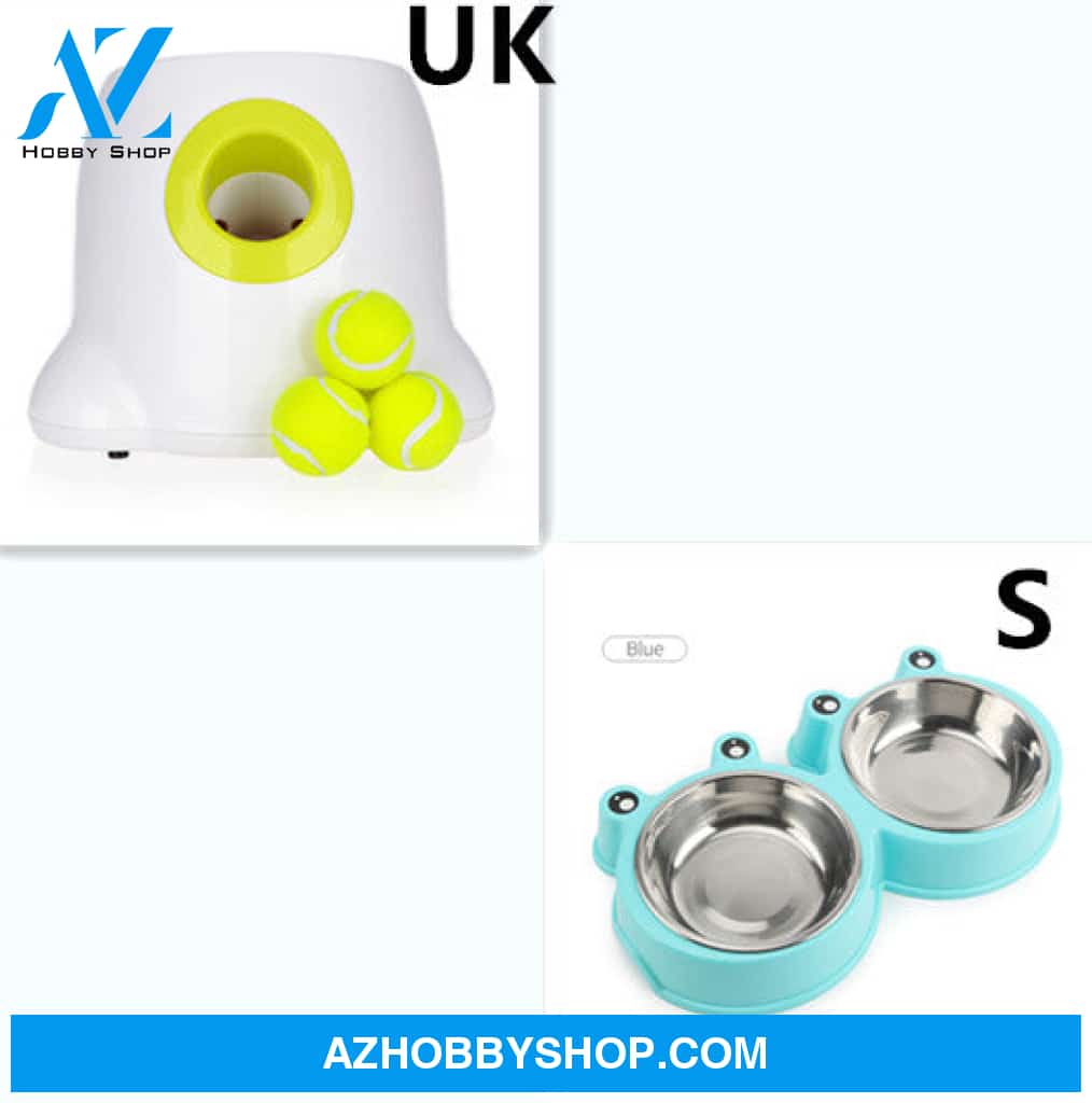 Dog Pet Automatic Interactive Ball Launcher Machineukwithbluebowel