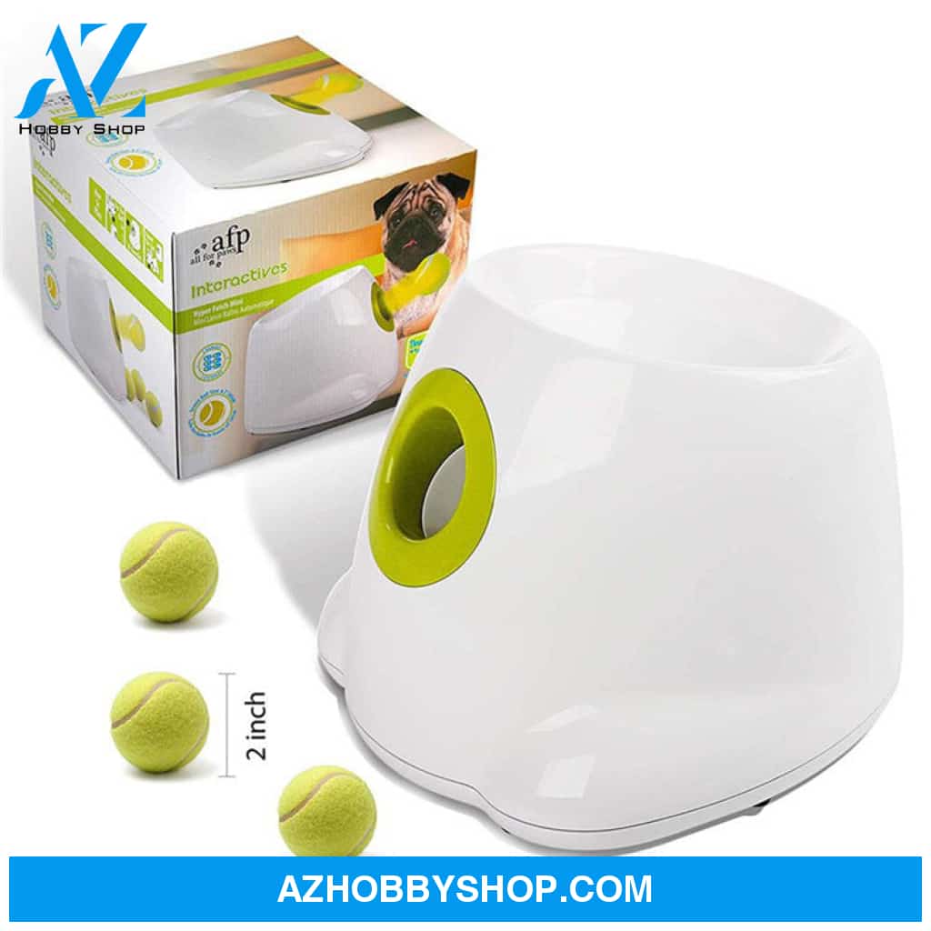 Dog Pet Automatic Interactive Ball Launcher Ukplug5Cm3Pcs
