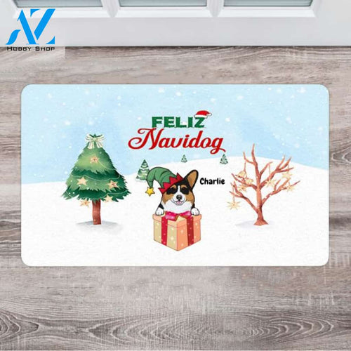 Personalized Dog Themed Doormats - Unique Christmas Gifts - Up To 3 Dogs