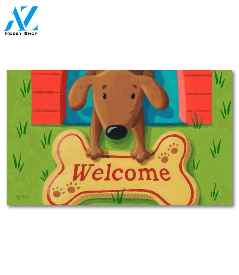 Dog Welcome Mat Doormat - 18" x 30"