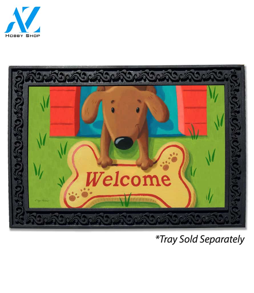 Dog Welcome Mat Doormat - 18" x 30"