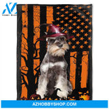 Dog Witch Blanket, Fleece Blanket, Gifts For Halloween, Birthdays, Gift Home Decor Bedding Couch Sofa Soft and Comfy Cozy