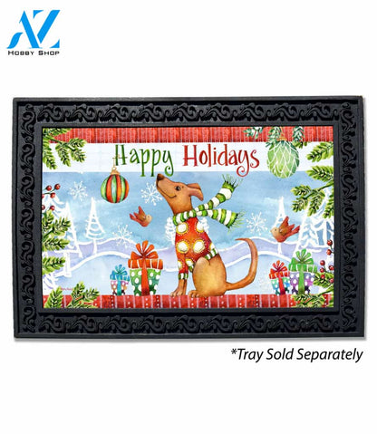 Doggone Happy Holidays Doormat - 18" x 30"