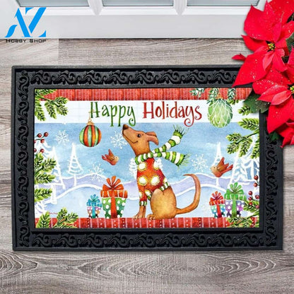 Doggone Happy Holidays Doormat - 18" x 30"